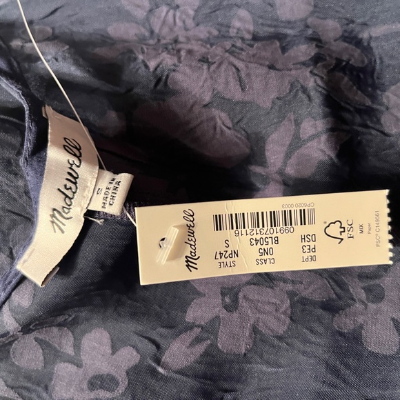 NWT Madewell size S blue - Picture 10 of 10